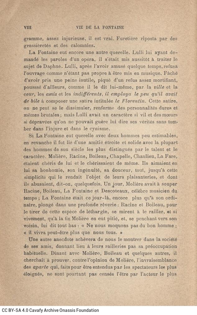 18 x 12 εκ. 6 σ. χ.α. + XLIII σ. + 416 σ. + 4 σ. χ.α. + 1 ένθετο, όπου στο φ. 1 κτητορική σ